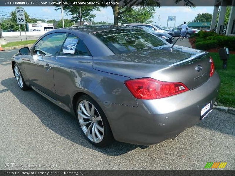 Graphite Shadow / Graphite 2010 Infiniti G 37 S Sport Convertible
