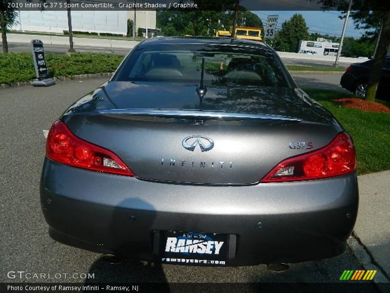 Graphite Shadow / Graphite 2010 Infiniti G 37 S Sport Convertible