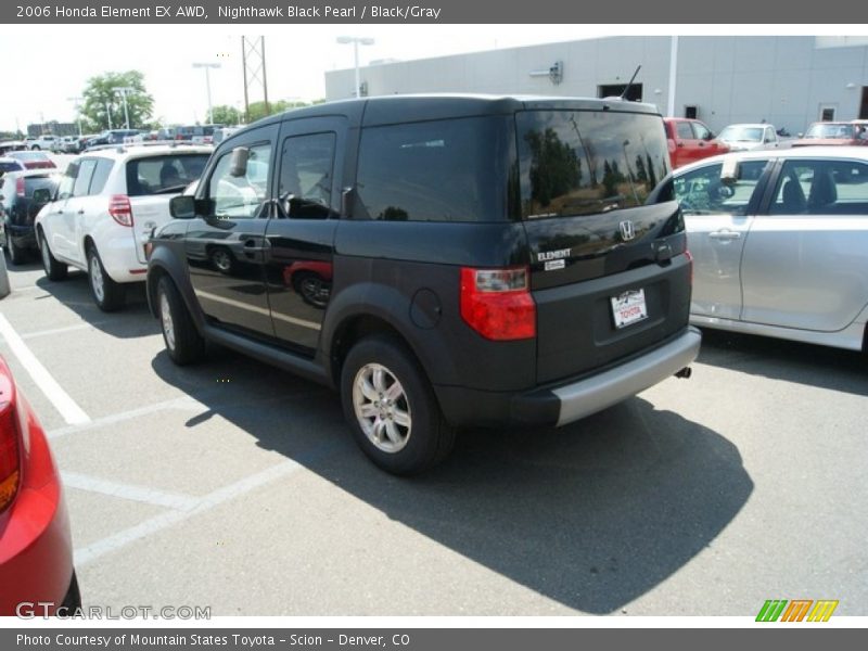 Nighthawk Black Pearl / Black/Gray 2006 Honda Element EX AWD