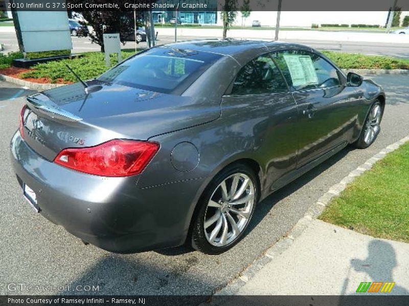 Graphite Shadow / Graphite 2010 Infiniti G 37 S Sport Convertible
