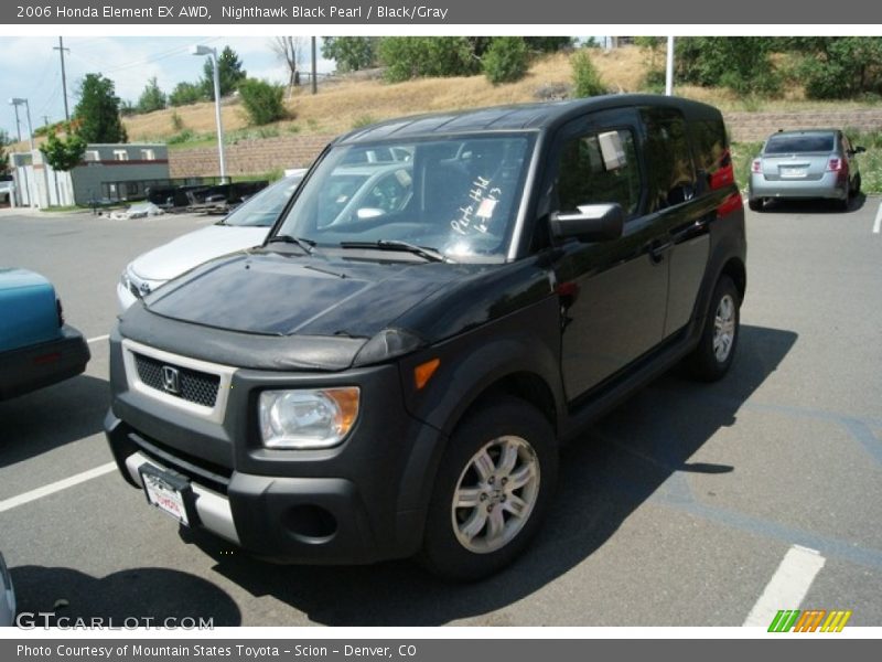 Nighthawk Black Pearl / Black/Gray 2006 Honda Element EX AWD
