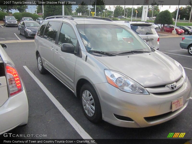 Silver Shadow Pearl / Stone 2007 Toyota Sienna LE