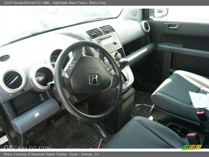 Nighthawk Black Pearl / Black/Gray 2006 Honda Element EX AWD