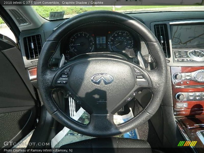 Graphite Shadow / Graphite 2010 Infiniti G 37 S Sport Convertible