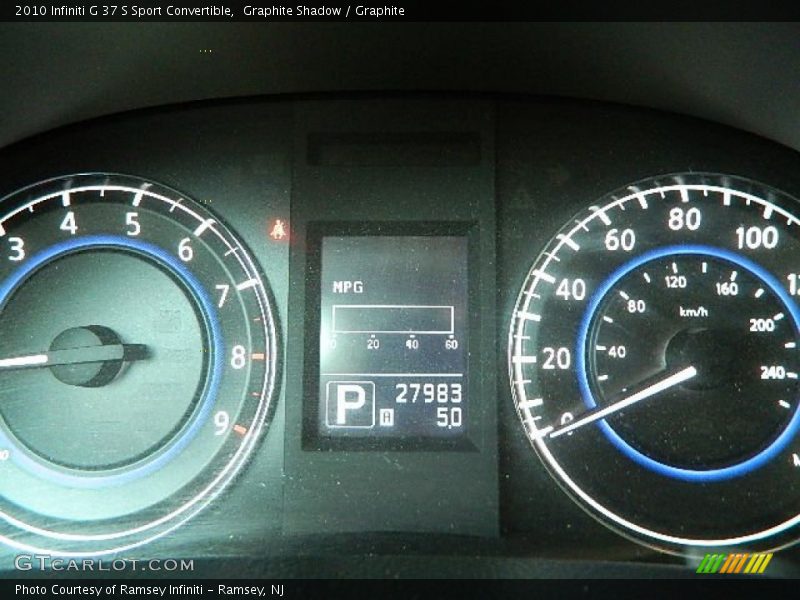 Graphite Shadow / Graphite 2010 Infiniti G 37 S Sport Convertible
