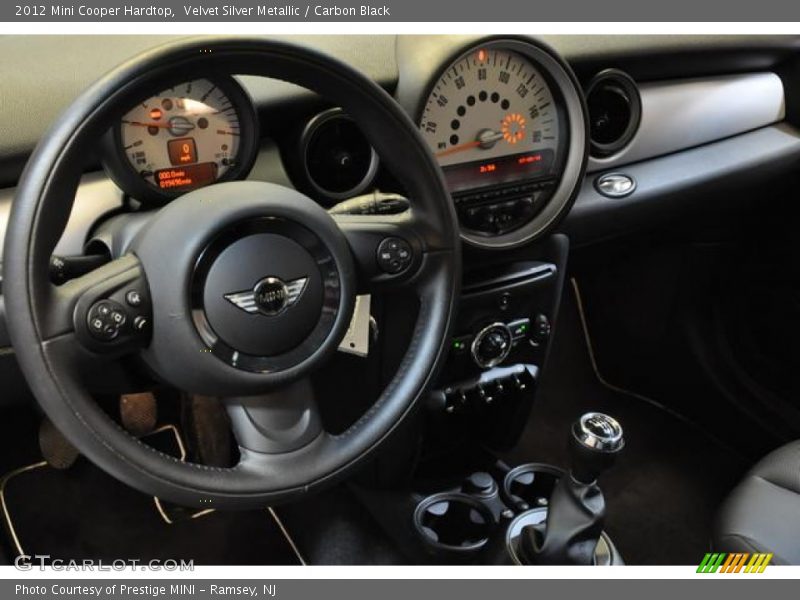 Velvet Silver Metallic / Carbon Black 2012 Mini Cooper Hardtop