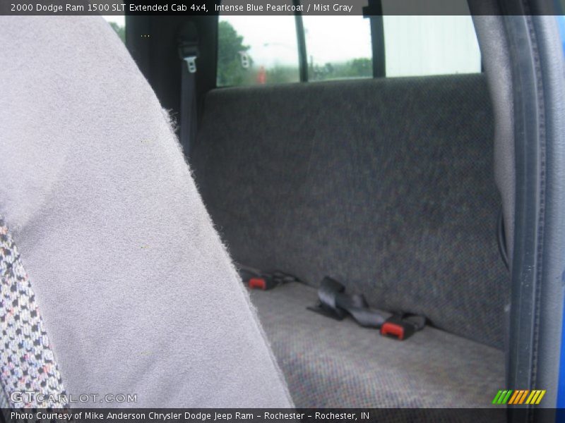 Intense Blue Pearlcoat / Mist Gray 2000 Dodge Ram 1500 SLT Extended Cab 4x4