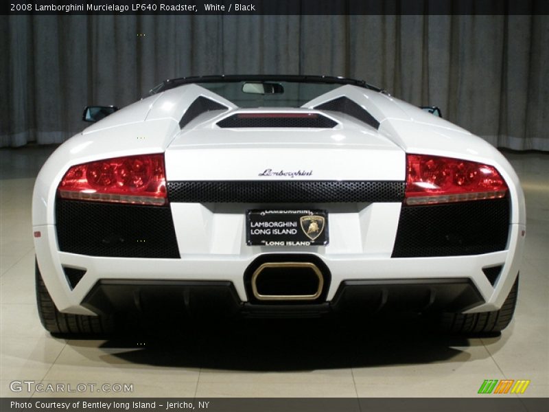 White / Black 2008 Lamborghini Murcielago LP640 Roadster