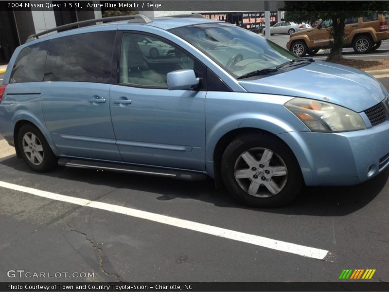 Azure Blue Metallic / Beige 2004 Nissan Quest 3.5 SL