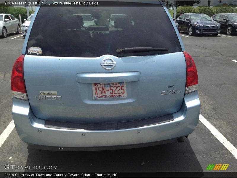 Azure Blue Metallic / Beige 2004 Nissan Quest 3.5 SL