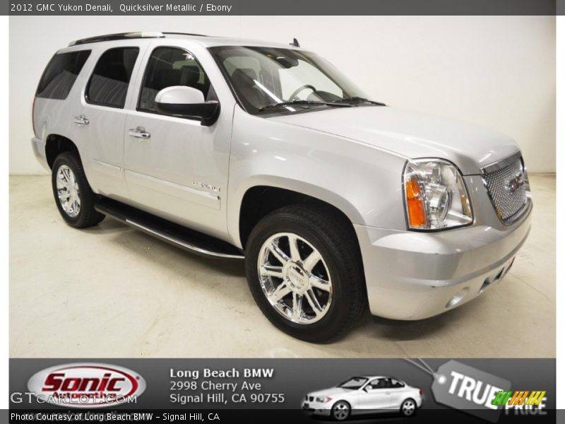 Quicksilver Metallic / Ebony 2012 GMC Yukon Denali