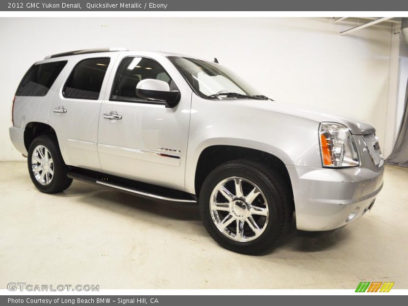 Quicksilver Metallic / Ebony 2012 GMC Yukon Denali