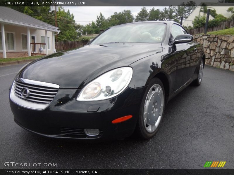 Midnight Pine Pearl / Ecru 2002 Lexus SC 430