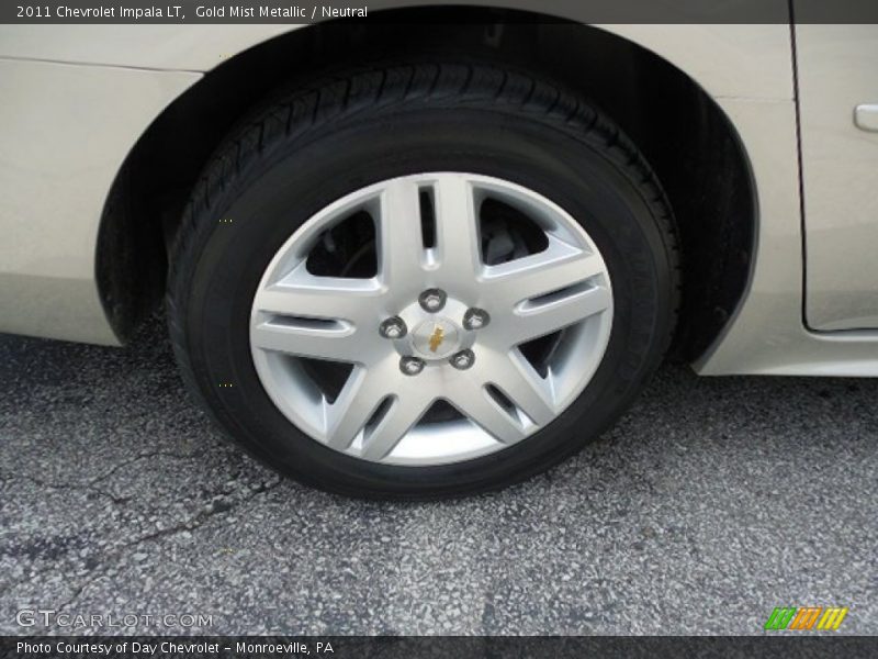 Gold Mist Metallic / Neutral 2011 Chevrolet Impala LT