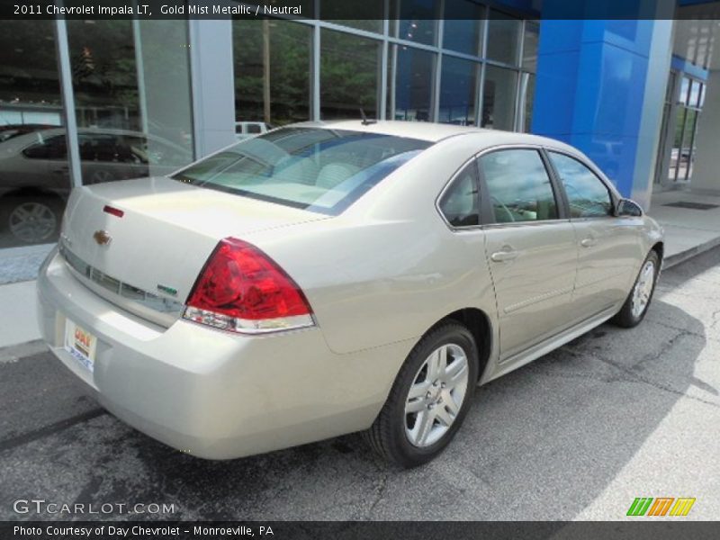 Gold Mist Metallic / Neutral 2011 Chevrolet Impala LT