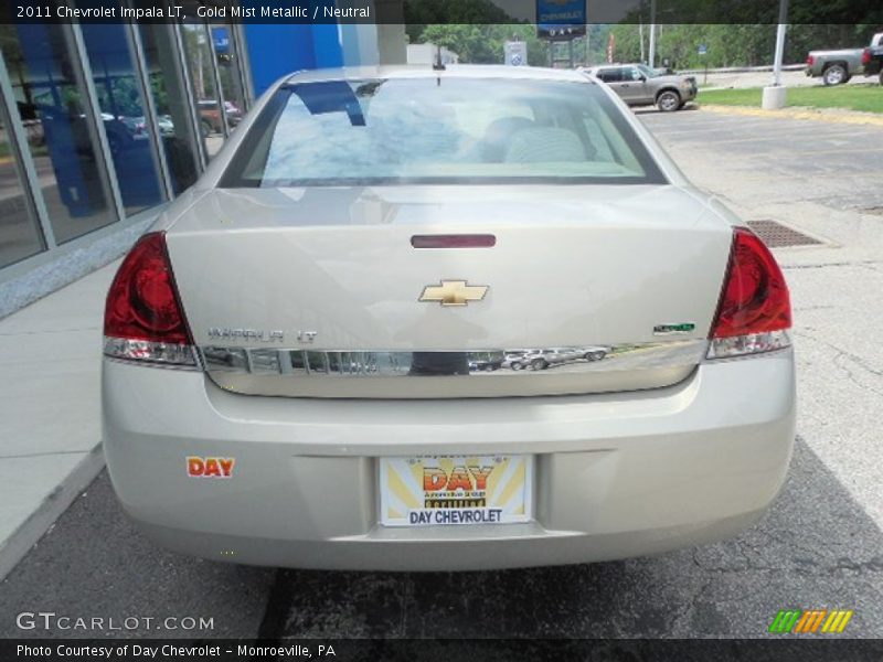 Gold Mist Metallic / Neutral 2011 Chevrolet Impala LT