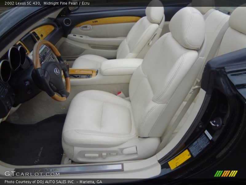 Midnight Pine Pearl / Ecru 2002 Lexus SC 430