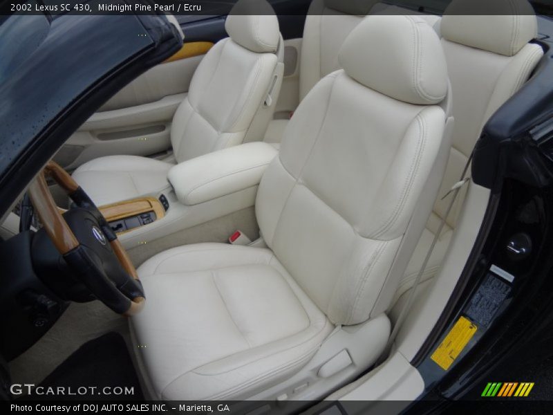 Midnight Pine Pearl / Ecru 2002 Lexus SC 430