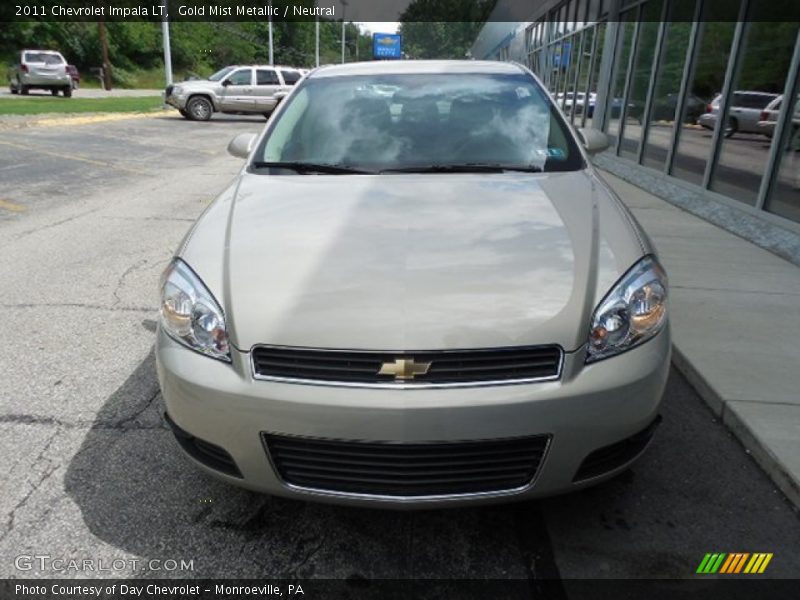 Gold Mist Metallic / Neutral 2011 Chevrolet Impala LT