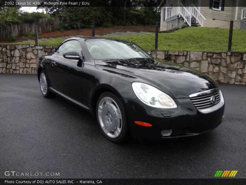 Midnight Pine Pearl / Ecru 2002 Lexus SC 430