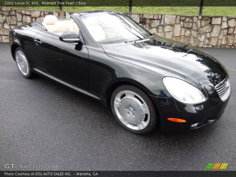 Midnight Pine Pearl / Ecru 2002 Lexus SC 430