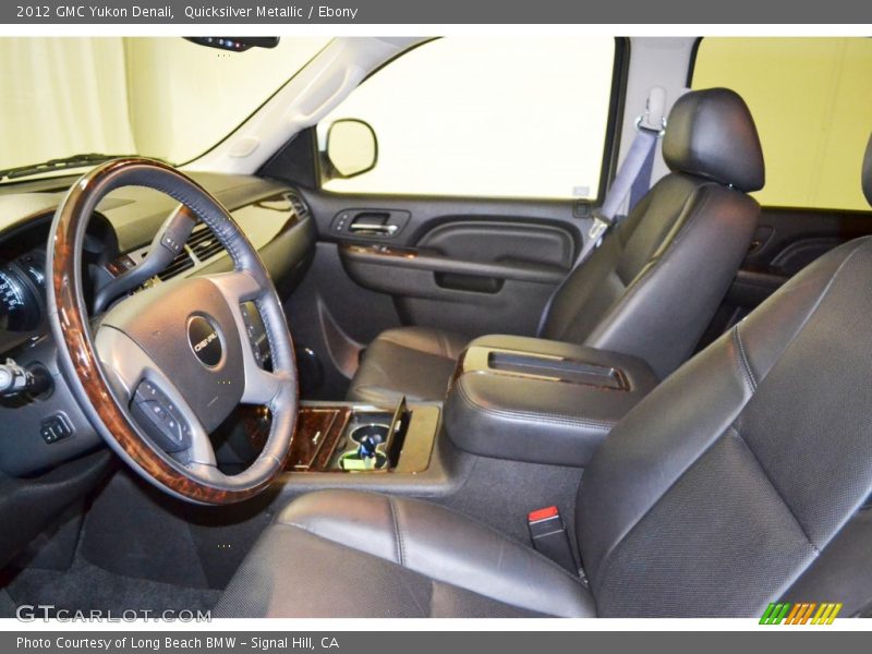Quicksilver Metallic / Ebony 2012 GMC Yukon Denali