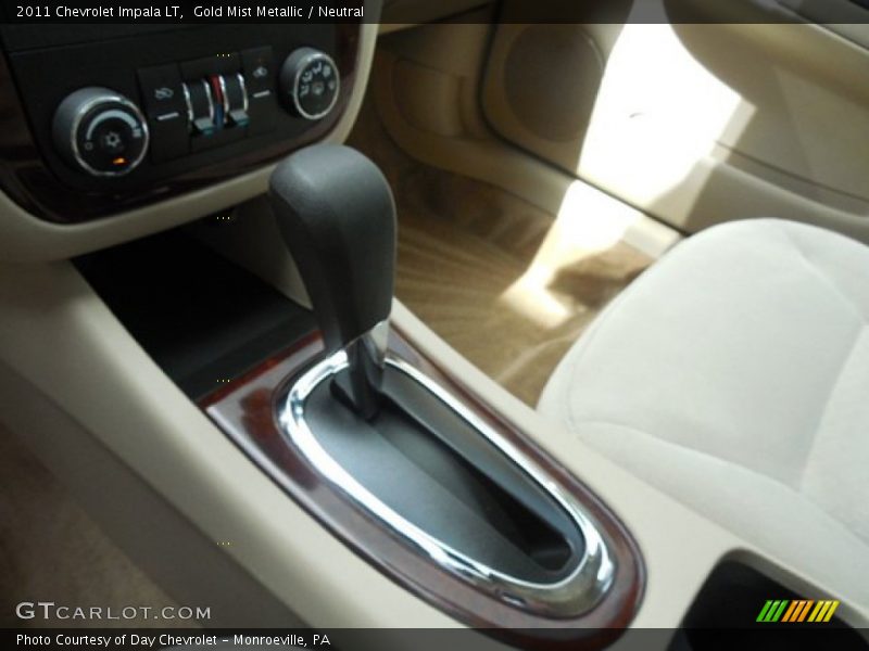 Gold Mist Metallic / Neutral 2011 Chevrolet Impala LT