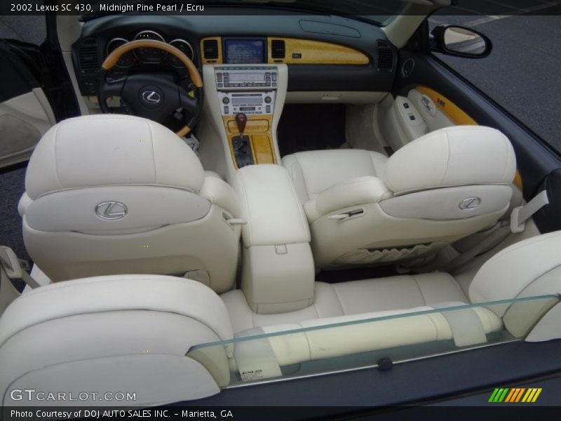 Midnight Pine Pearl / Ecru 2002 Lexus SC 430