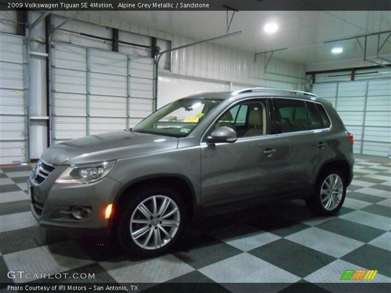 Alpine Grey Metallic / Sandstone 2009 Volkswagen Tiguan SE 4Motion