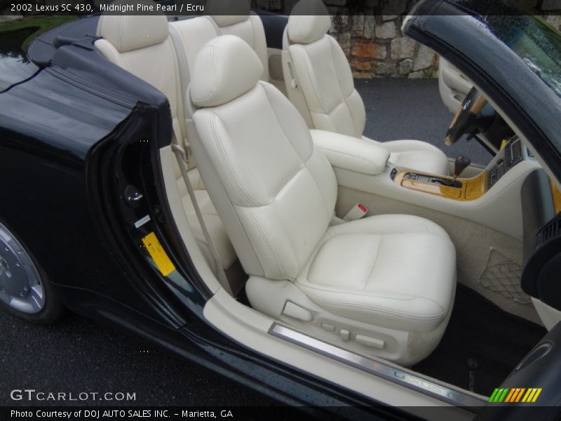 Midnight Pine Pearl / Ecru 2002 Lexus SC 430
