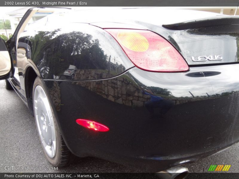 Midnight Pine Pearl / Ecru 2002 Lexus SC 430