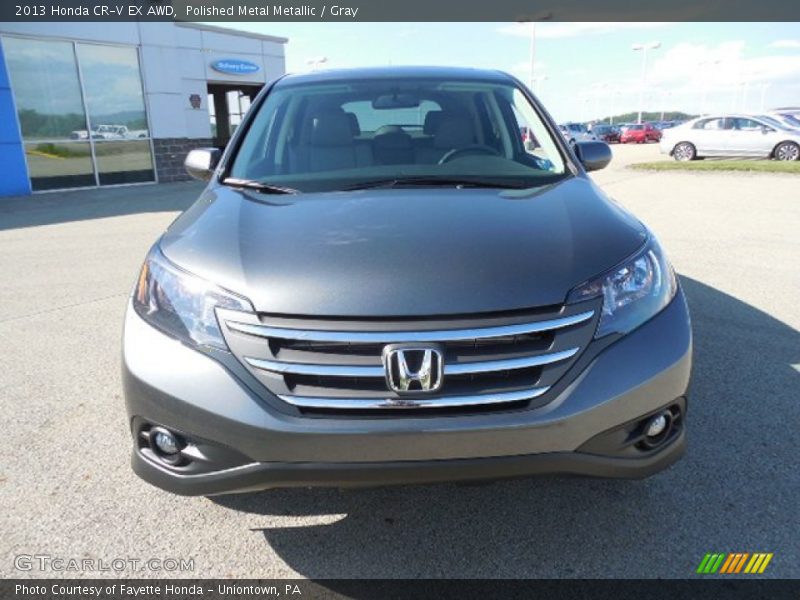 Polished Metal Metallic / Gray 2013 Honda CR-V EX AWD