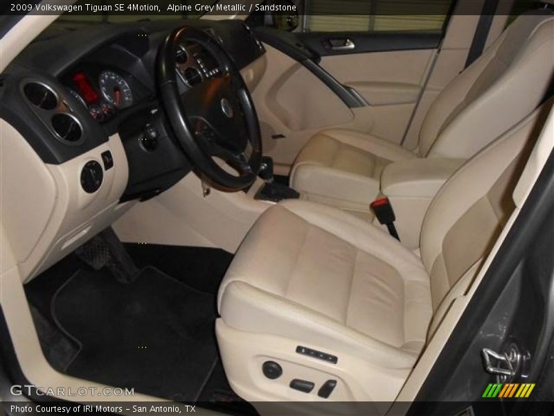Alpine Grey Metallic / Sandstone 2009 Volkswagen Tiguan SE 4Motion