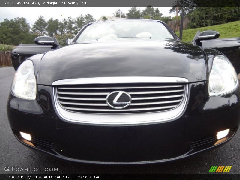 Midnight Pine Pearl / Ecru 2002 Lexus SC 430