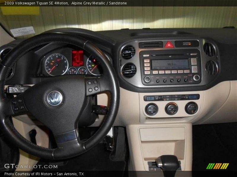 Alpine Grey Metallic / Sandstone 2009 Volkswagen Tiguan SE 4Motion