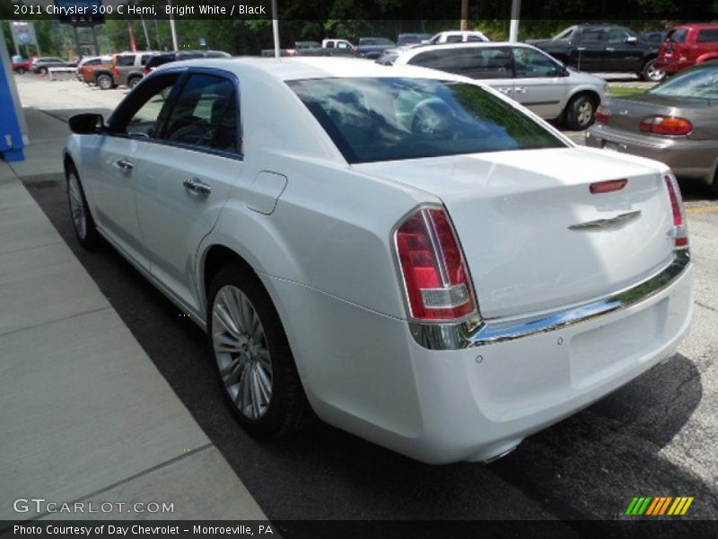 Bright White / Black 2011 Chrysler 300 C Hemi