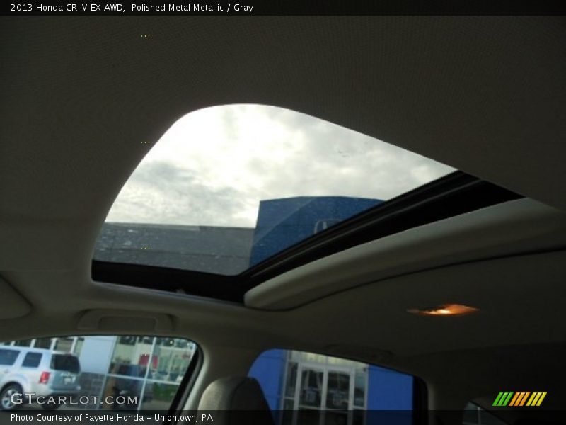 Polished Metal Metallic / Gray 2013 Honda CR-V EX AWD