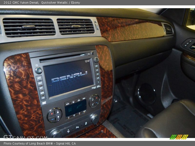 Quicksilver Metallic / Ebony 2012 GMC Yukon Denali
