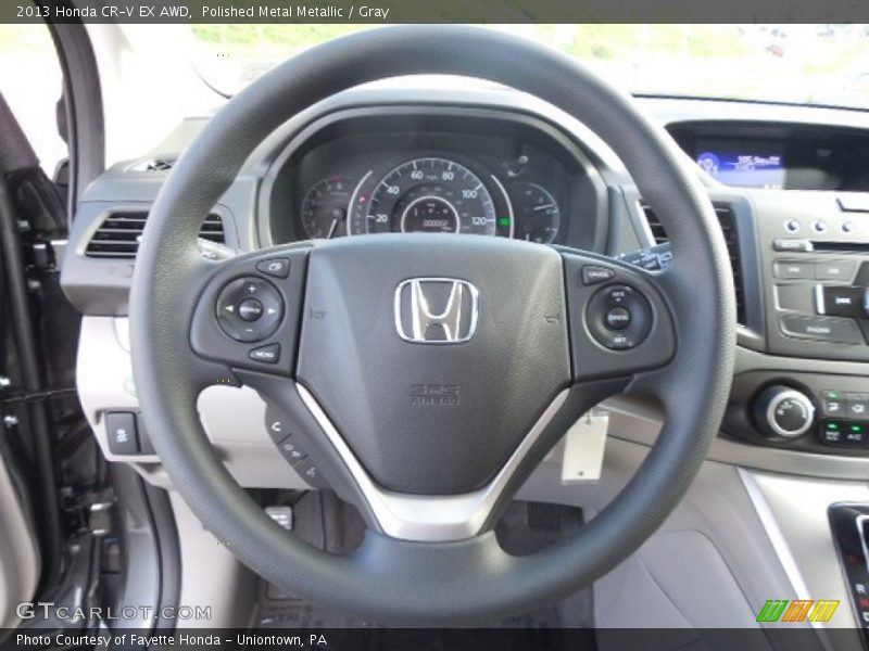 Polished Metal Metallic / Gray 2013 Honda CR-V EX AWD