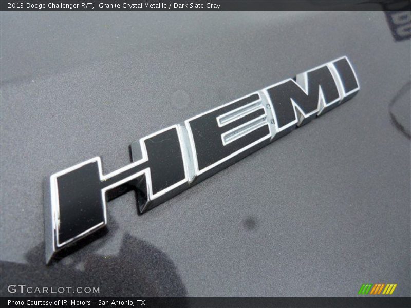 Granite Crystal Metallic / Dark Slate Gray 2013 Dodge Challenger R/T