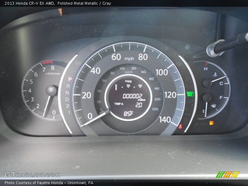 Polished Metal Metallic / Gray 2013 Honda CR-V EX AWD