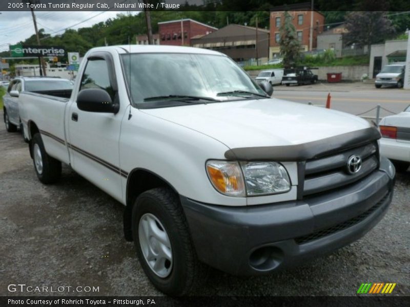 Natural White / Taupe 2005 Toyota Tundra Regular Cab