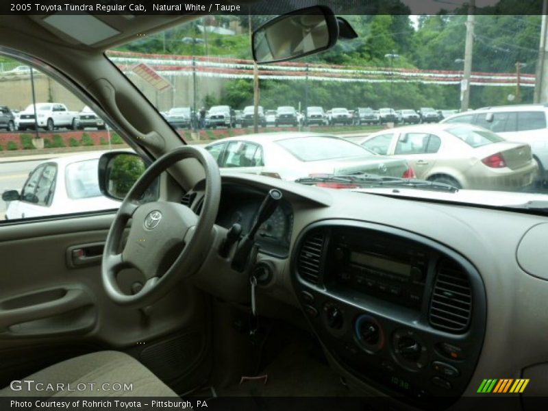 Natural White / Taupe 2005 Toyota Tundra Regular Cab