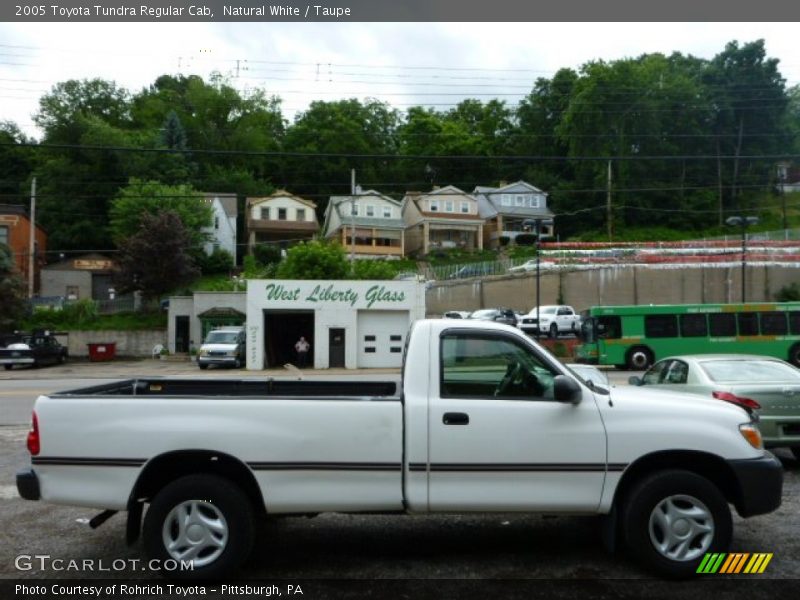 Natural White / Taupe 2005 Toyota Tundra Regular Cab