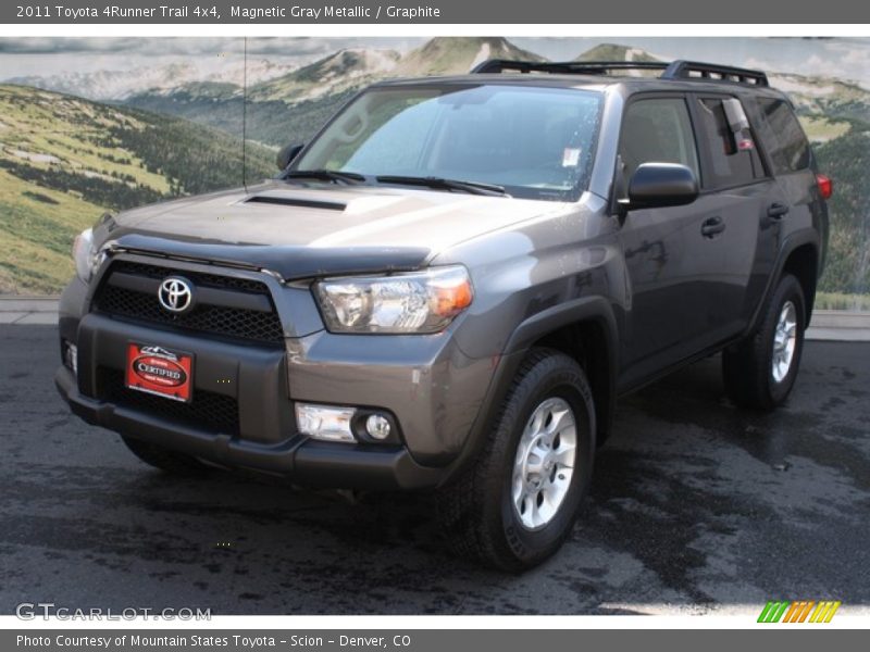 Magnetic Gray Metallic / Graphite 2011 Toyota 4Runner Trail 4x4