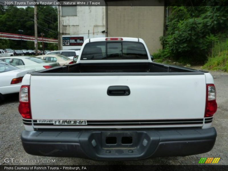 Natural White / Taupe 2005 Toyota Tundra Regular Cab