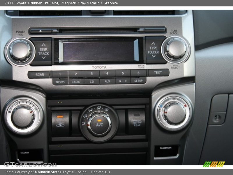 Magnetic Gray Metallic / Graphite 2011 Toyota 4Runner Trail 4x4