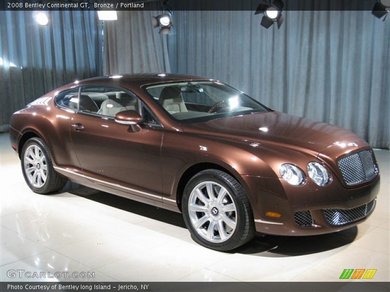 Bronze / Portland 2008 Bentley Continental GT