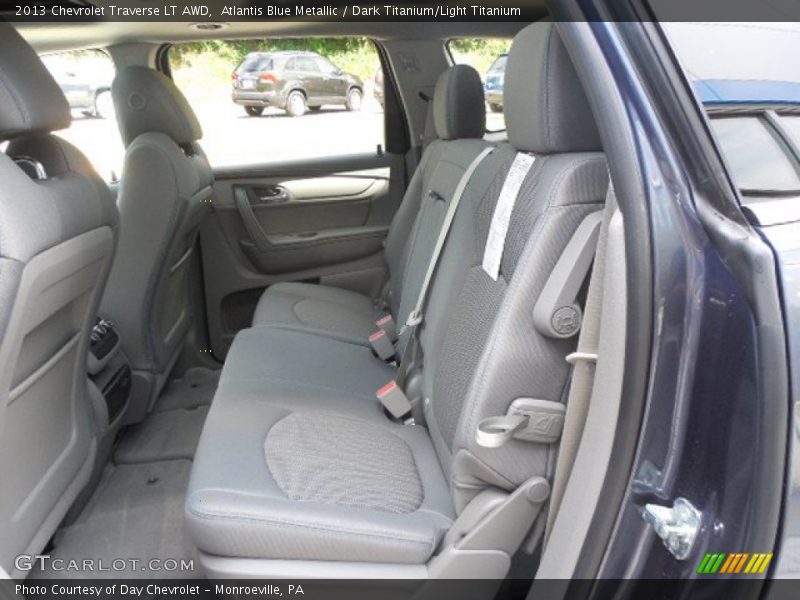 Atlantis Blue Metallic / Dark Titanium/Light Titanium 2013 Chevrolet Traverse LT AWD