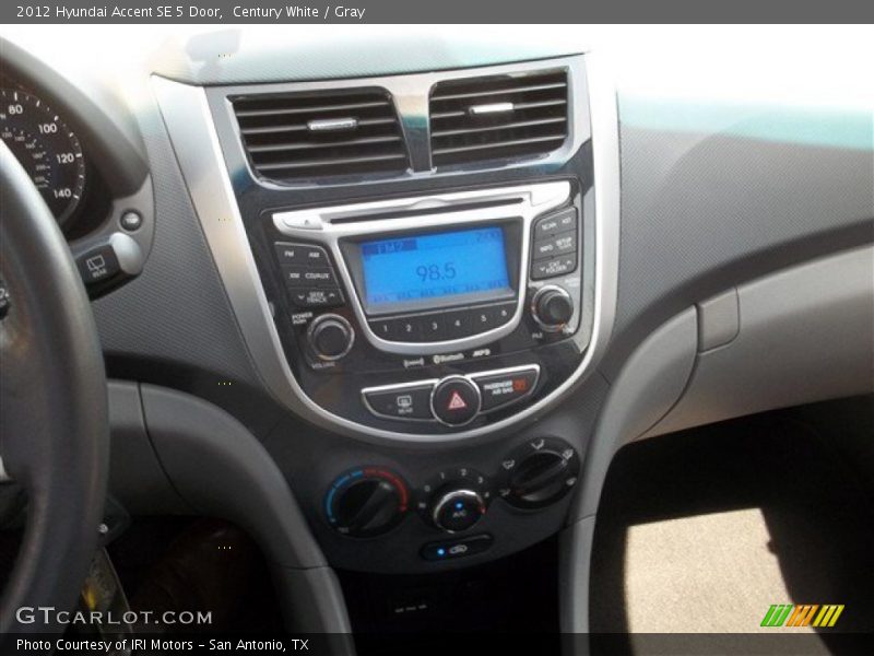 Century White / Gray 2012 Hyundai Accent SE 5 Door